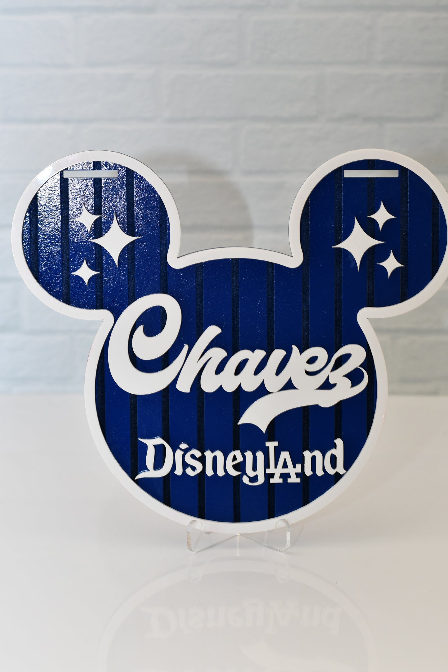 LA Dodgers Disney stroller tag