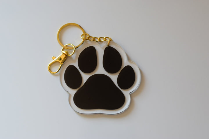 Dog Paw Keychain