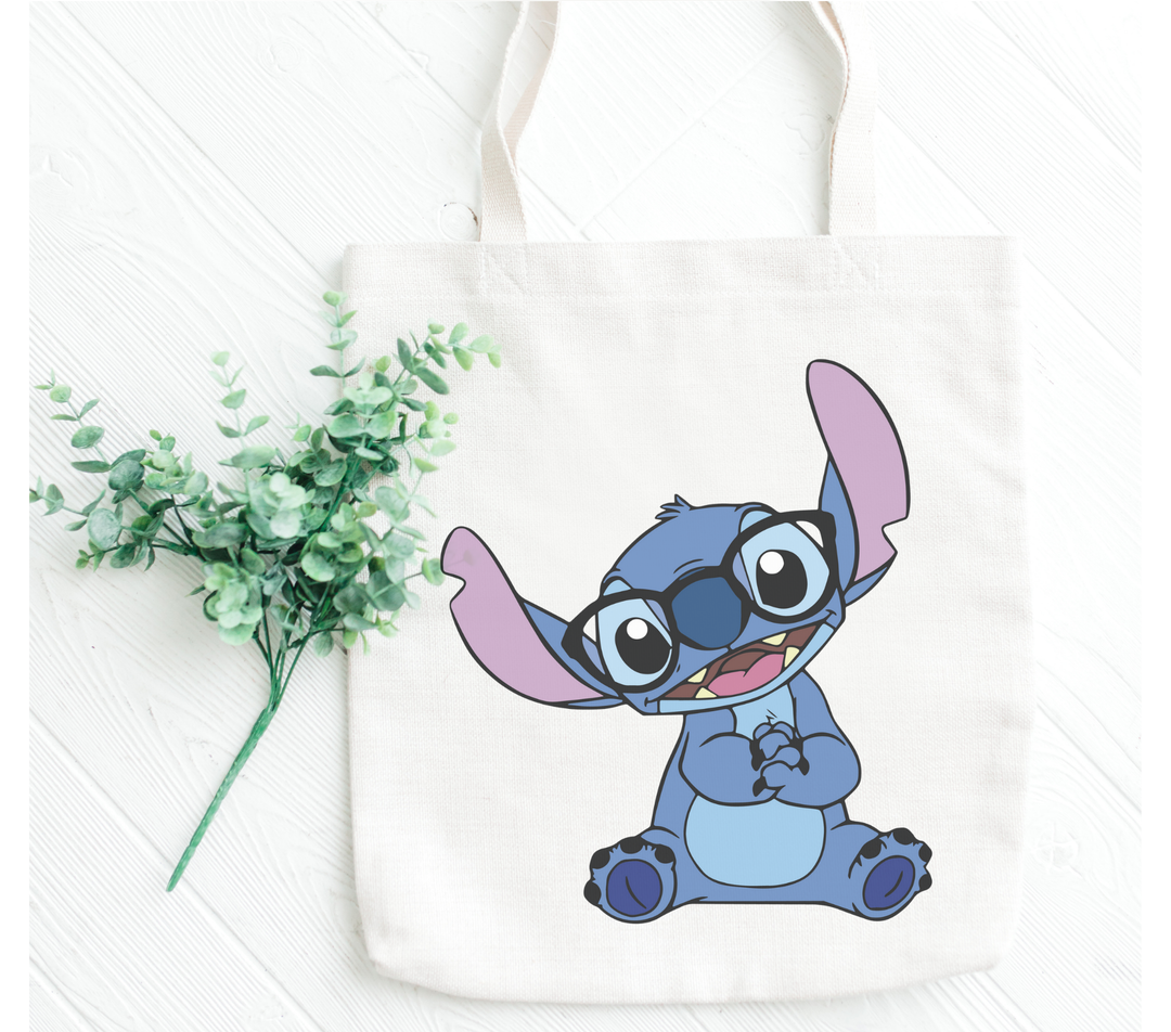 Stitch Glasses Tote Bag