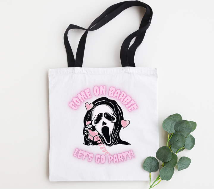 Ghost Face Barbie- Tote Bag