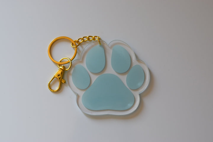 Dog Paw Keychain