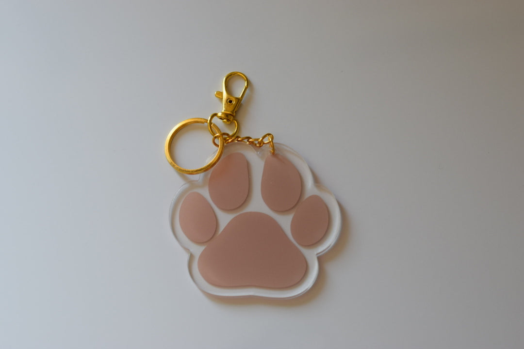 Dog Paw Keychain