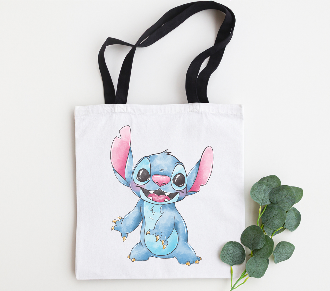 Watercolor Stitch Tote Bag