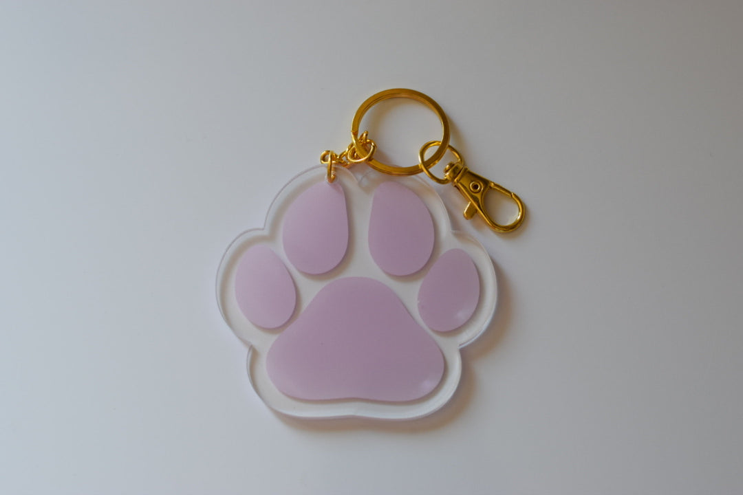 Dog Paw Keychain