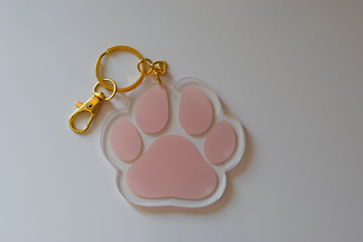 Dog Paw Keychain