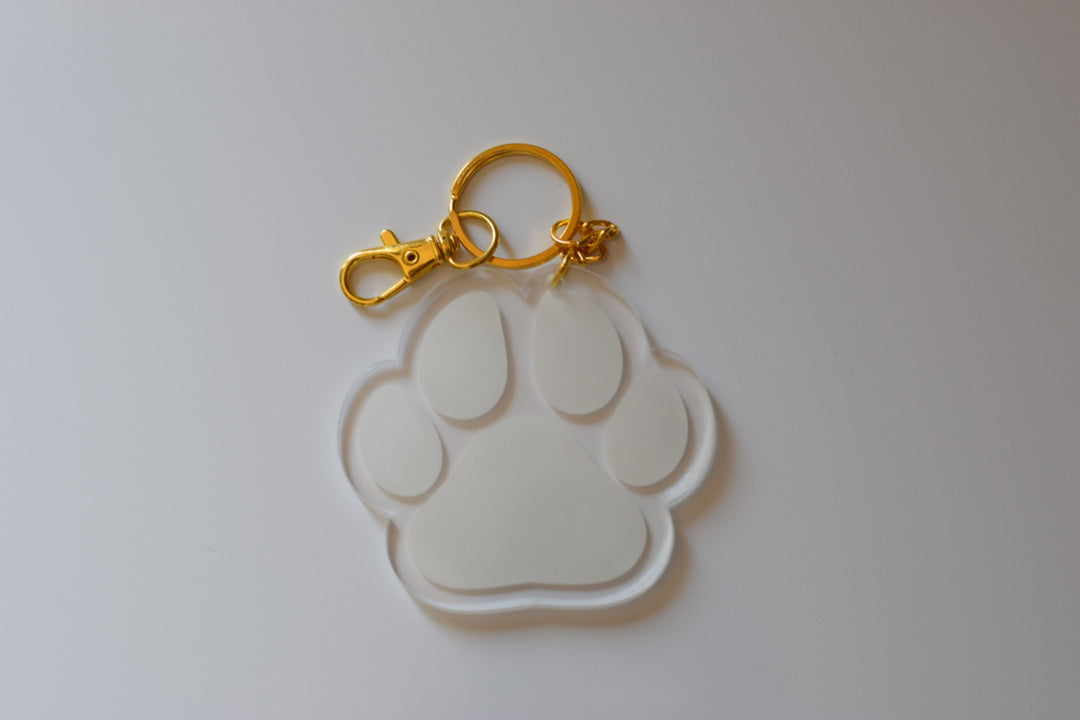 Dog Paw Keychain